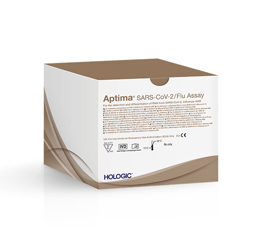 Hologic Aptima® SARS-CoV-2 /Flu Assay in white background